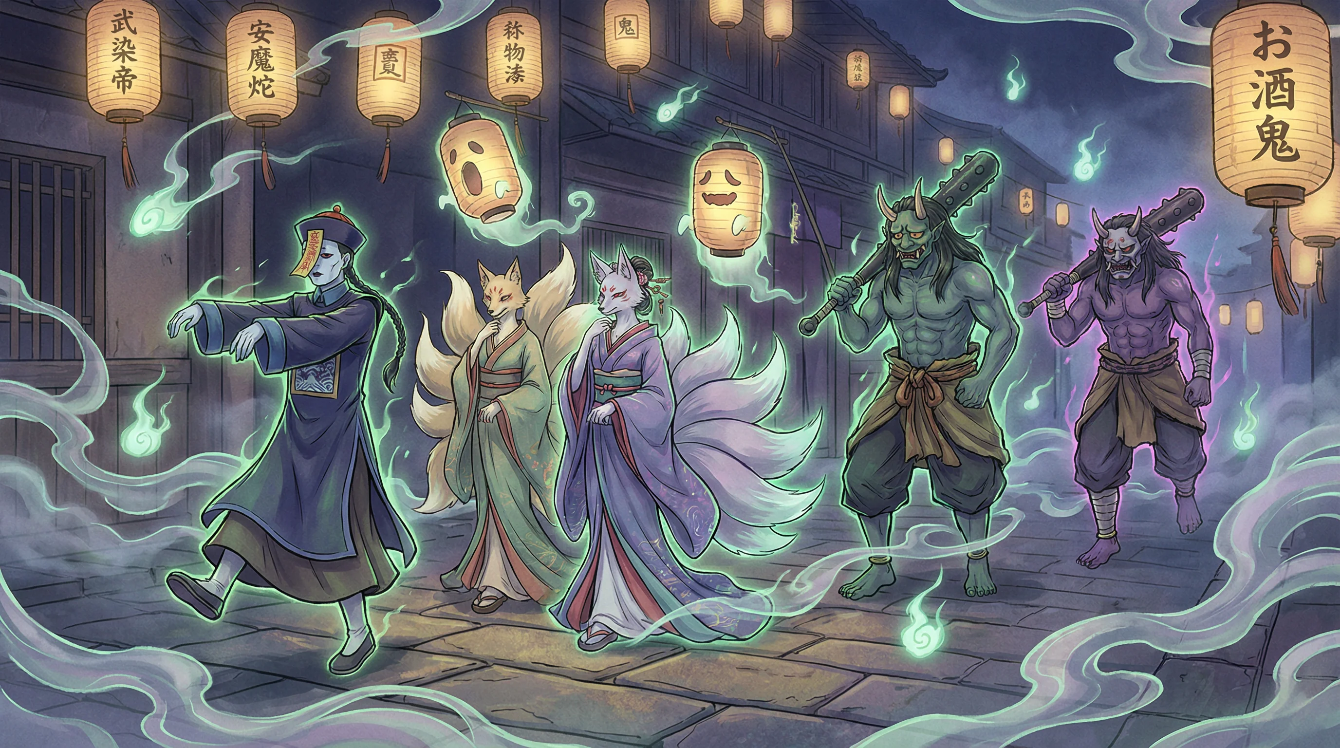 百鬼夜行 - 秘密情事 中日鬼怪动漫